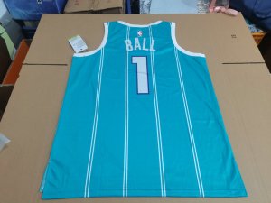 NBA LaMelo Ball 1 Teal Charlotte Hornets Icon Edition Maillot